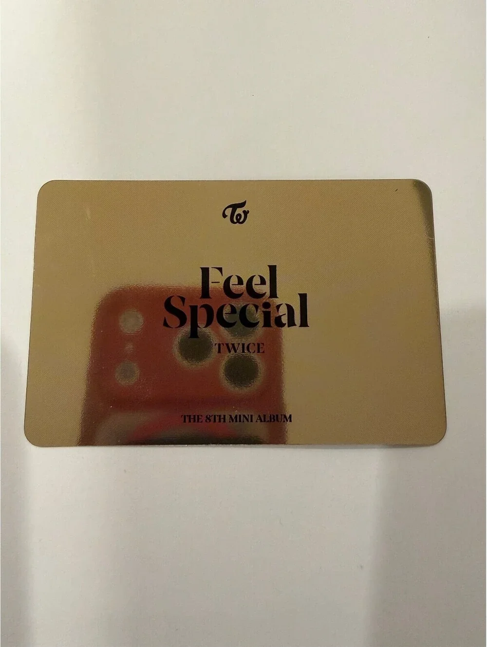 Twice Dahyun FEEL SPECIAL Gold Foil Photocard